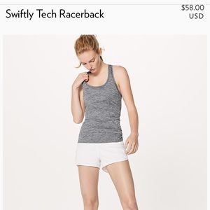 Run Swiftly Lulu Grey Tank Size 10